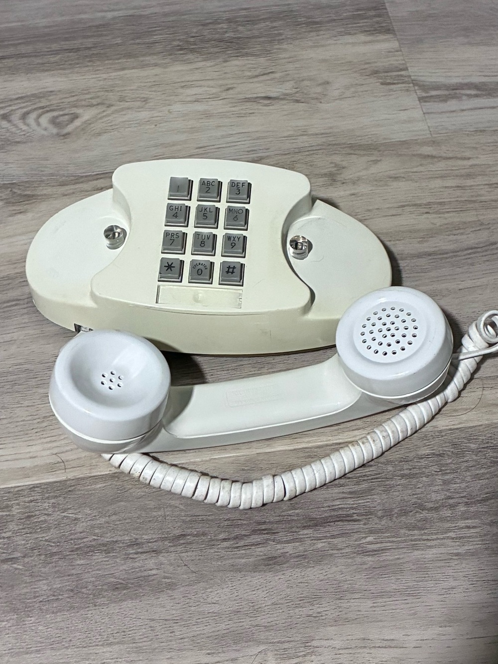 Vintage Classic Western Electric Princess White Push Button Telephone